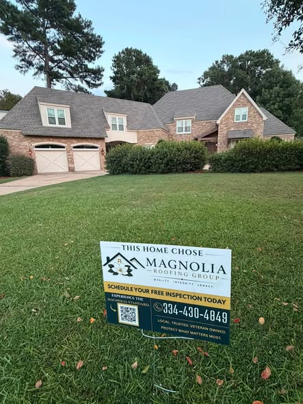 Roofing project completed by Magnolia Roofing Group
