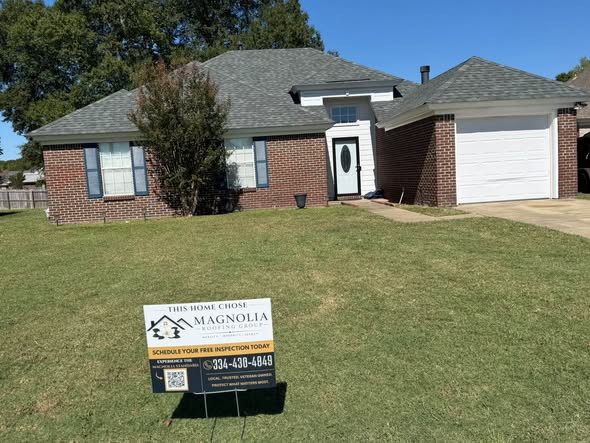 Roofing project completed by Magnolia Roofing Group
